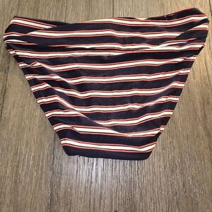 Moon tide sz. Small navy/orange bikini bottoms